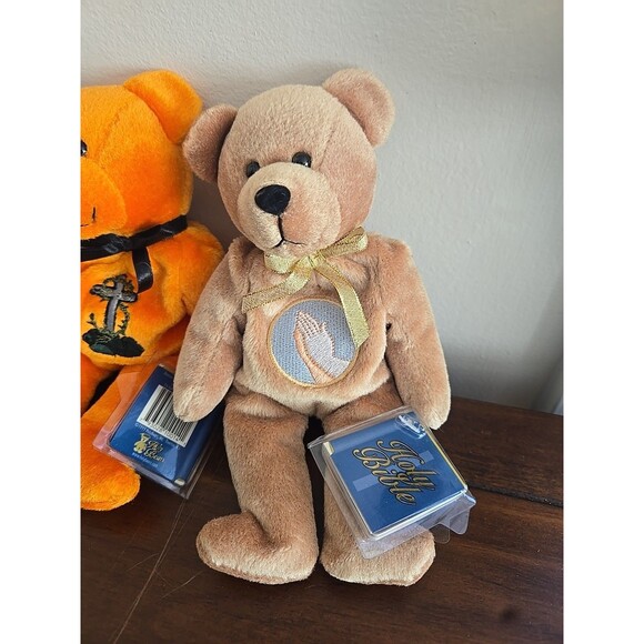The Original Holy Bears 1999 Lot 4 Purity Partnership Tribute Amen Bible Verses - Picture 2 of 9